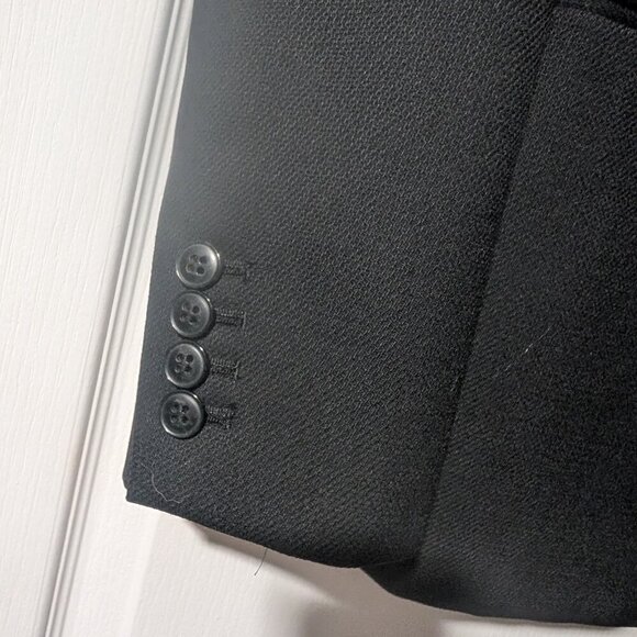 REISS | Hartley Textured Wool Jacket In Black - Picture 11 of 12